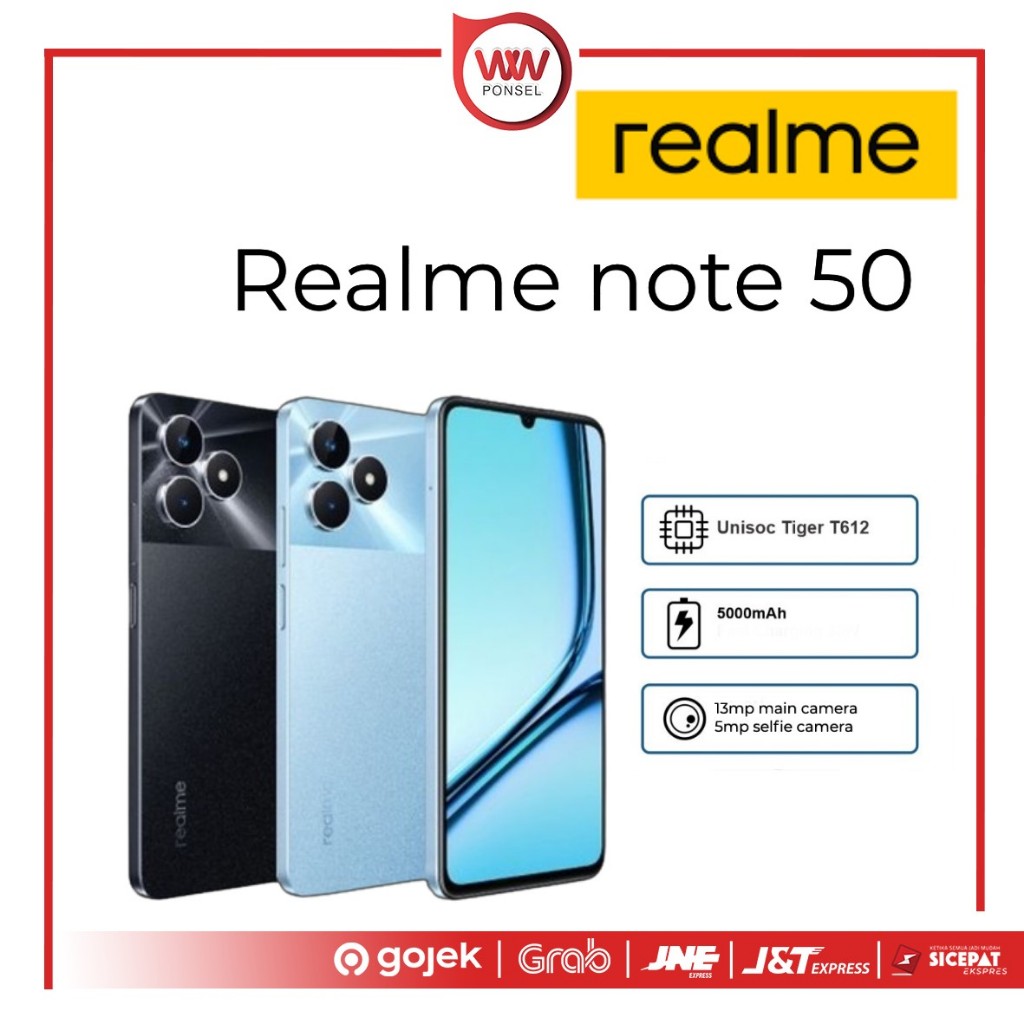 Jual Hp Realme Note 50 Ram 3GB Internal 64GB Garansi Resmi | Shopee ...