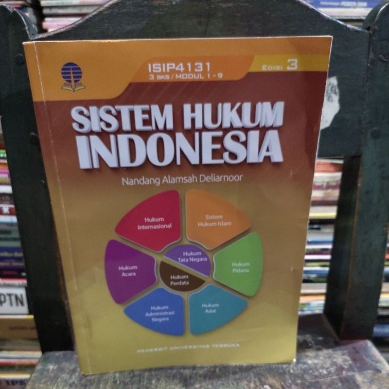 Jual BUKU SISTEM HUKUM INDONESIA EDISI 3 (universitas Terbuka) Ukuran ...