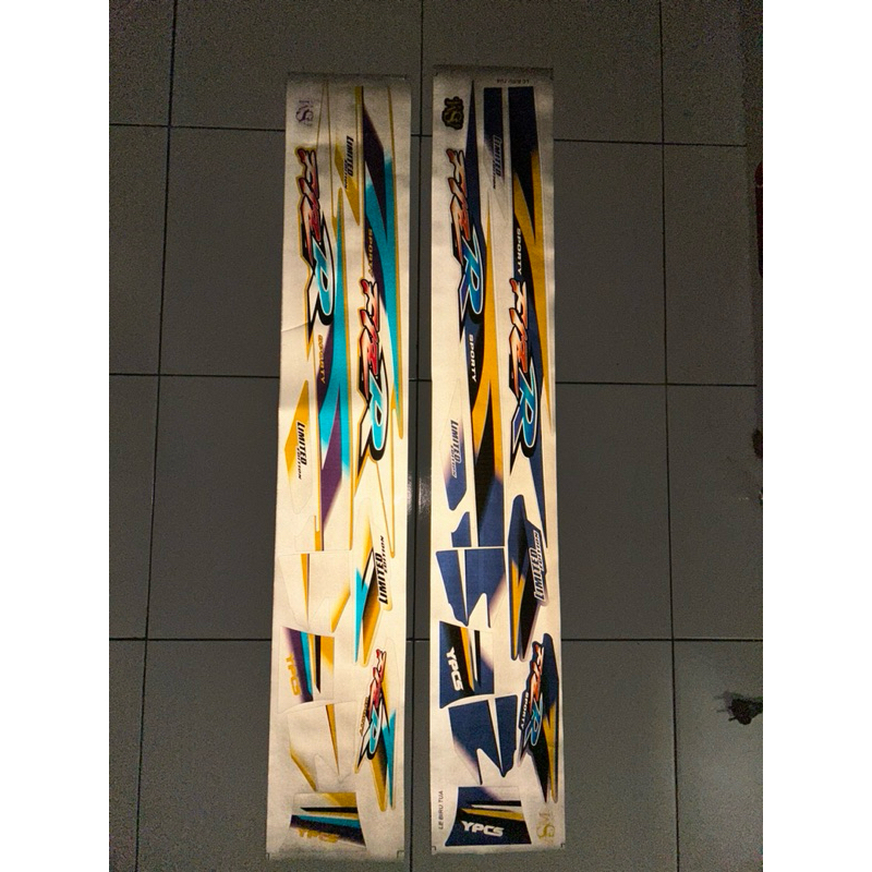 Jual Lis Striping stiker F1ZR Fizr le kuning silver revlective nyala ...