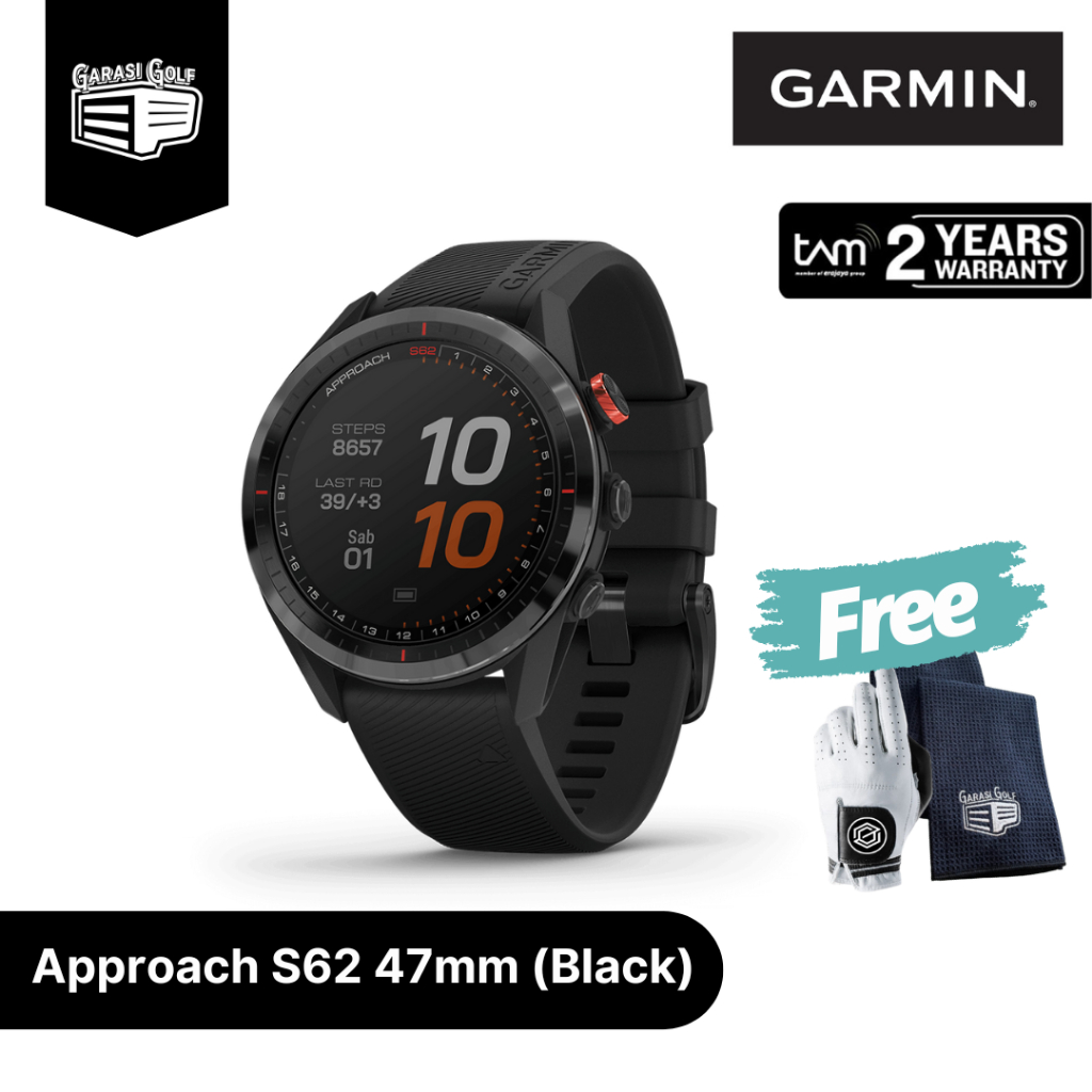【美品】GARMIN ガーミン Approach S62 ブラック ゴルフナビ GPS ゴルフナビ GARMIN(ガーミン)Approach S62(Black) 010-02200-20