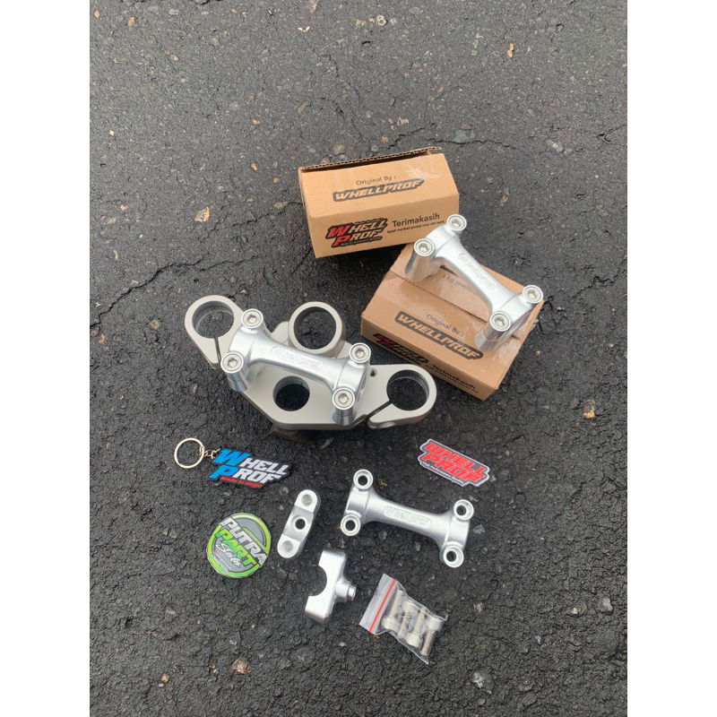 Jual Raiser Stang Cnc Whellprof Reser Klem Stang Wp Model Triumph Set