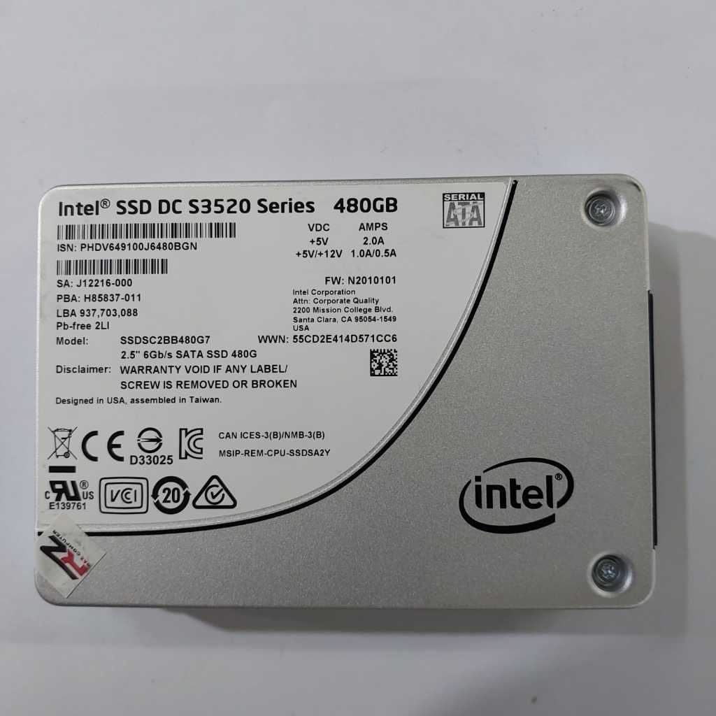 Jual hardisk ssd 480gb 2.5inch sata intel | Shopee Indonesia
