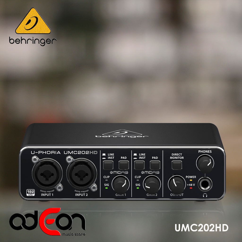 Jual Behringer UMC202HD USB Audio Interface Soundcard Shopee Indonesia