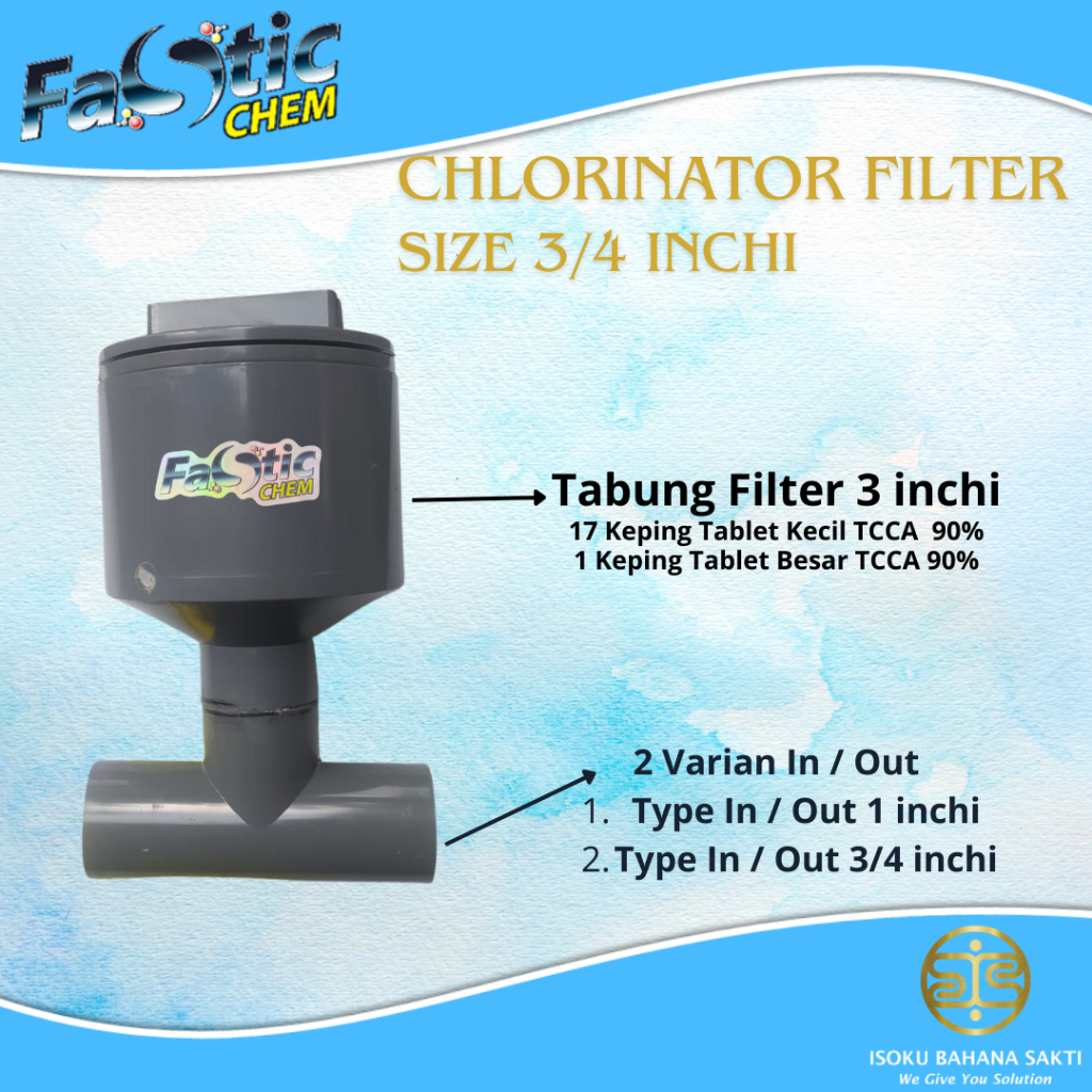 Jual Klorinator Tabung Pipa Kaporit Horizontal | Shopee Indonesia