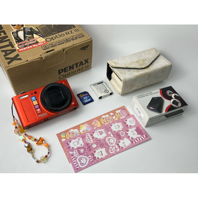 Appareil Photo Compact Pentax Optio RZ18 - 16MP - Zoom Optique 18x - Occasion