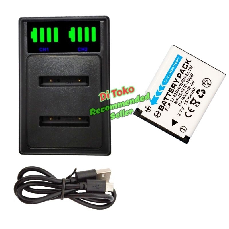 Jual RC Charger Kamera For Olympus IR-300 Tough TG-610 Carger Li