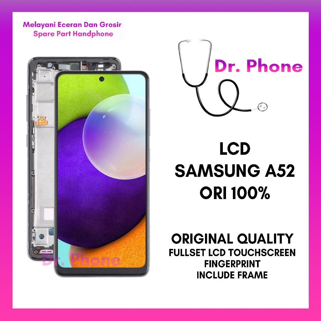 Jual Best Seller !!! LCD Samsung A52 4G / A525 (4G) - Finger Print ...