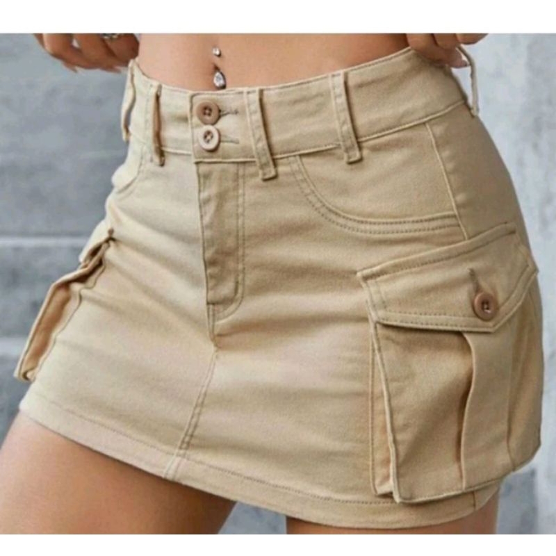 Jual koreanstyle7#A_Line skrit/Rok mini/rok korean | Shopee Indonesia