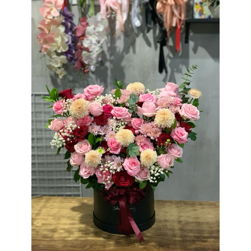 Jual bunga box surabaya / flower box / bunga ulang tahun surabaya ...