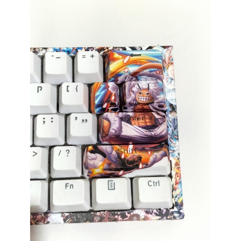 Jual Side Keycaps One Piece Luffy Gear 5 Mechanical Keyboard | Shopee ...