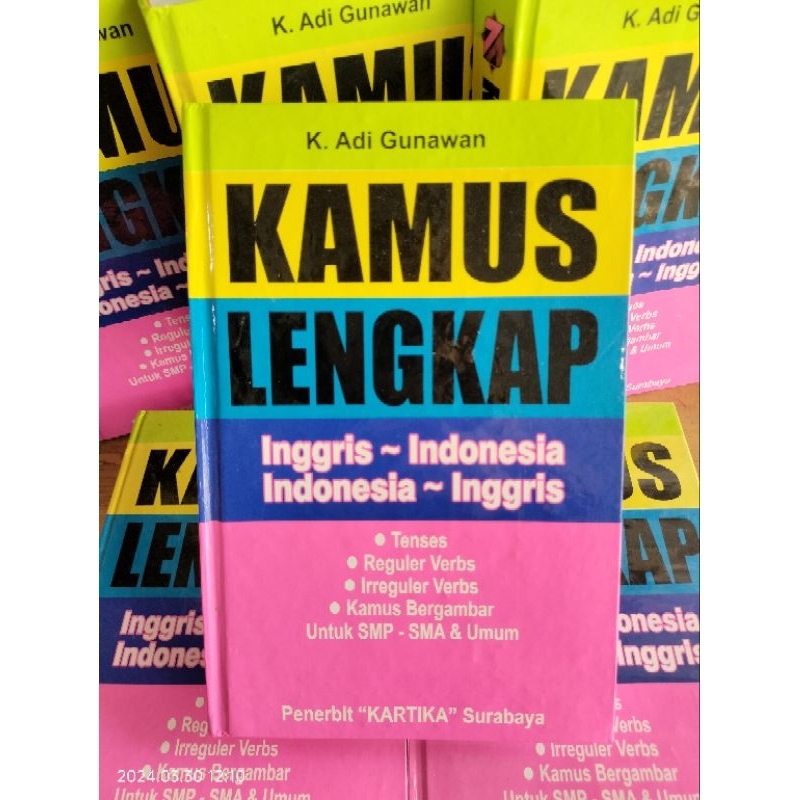 Jual KAMUS LENGKAP BAHASA INGGRIS - INDONESIA (ORIGINAL) | Shopee Indonesia