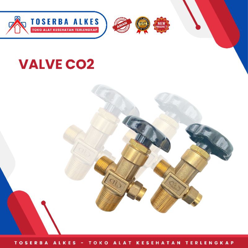 Jual Valve Co Kran Karbon Dioksida Tabung Aquascape Qf A Shopee Indonesia