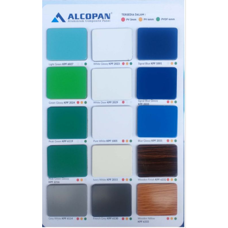 Jual ACP Exterior Outdoor Almunium Composite Panel ALCOPAN 4mm | Shopee ...