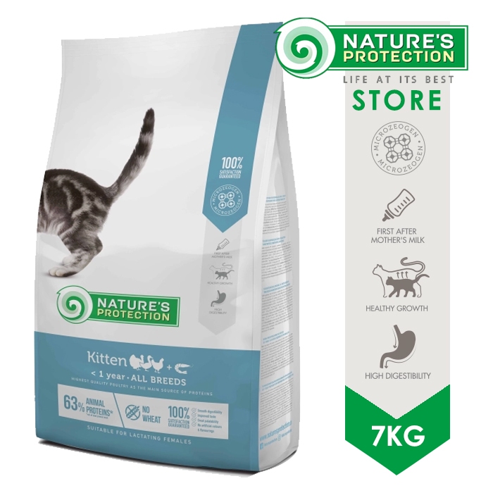 Jual Nature Protection Kitten 7kg Makanan Kucing Nature's Protection ...