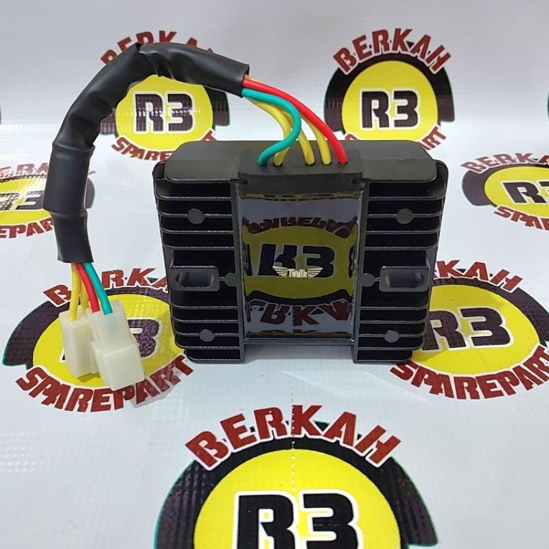 Jual Kiprok rectifier regulator VIAR 200cc 300CC (DC) kabel 5 besar ...