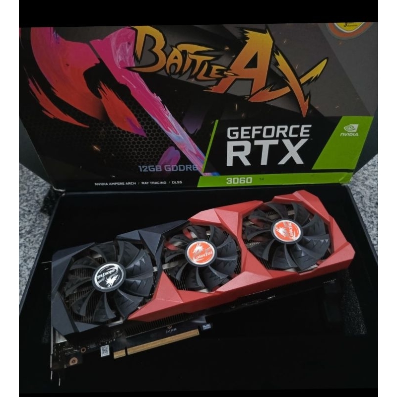 Jual COLORFUL RTX 3060 12GB GDDR6 TRIPLE FAN VGA GAMING // RTX3060 ...