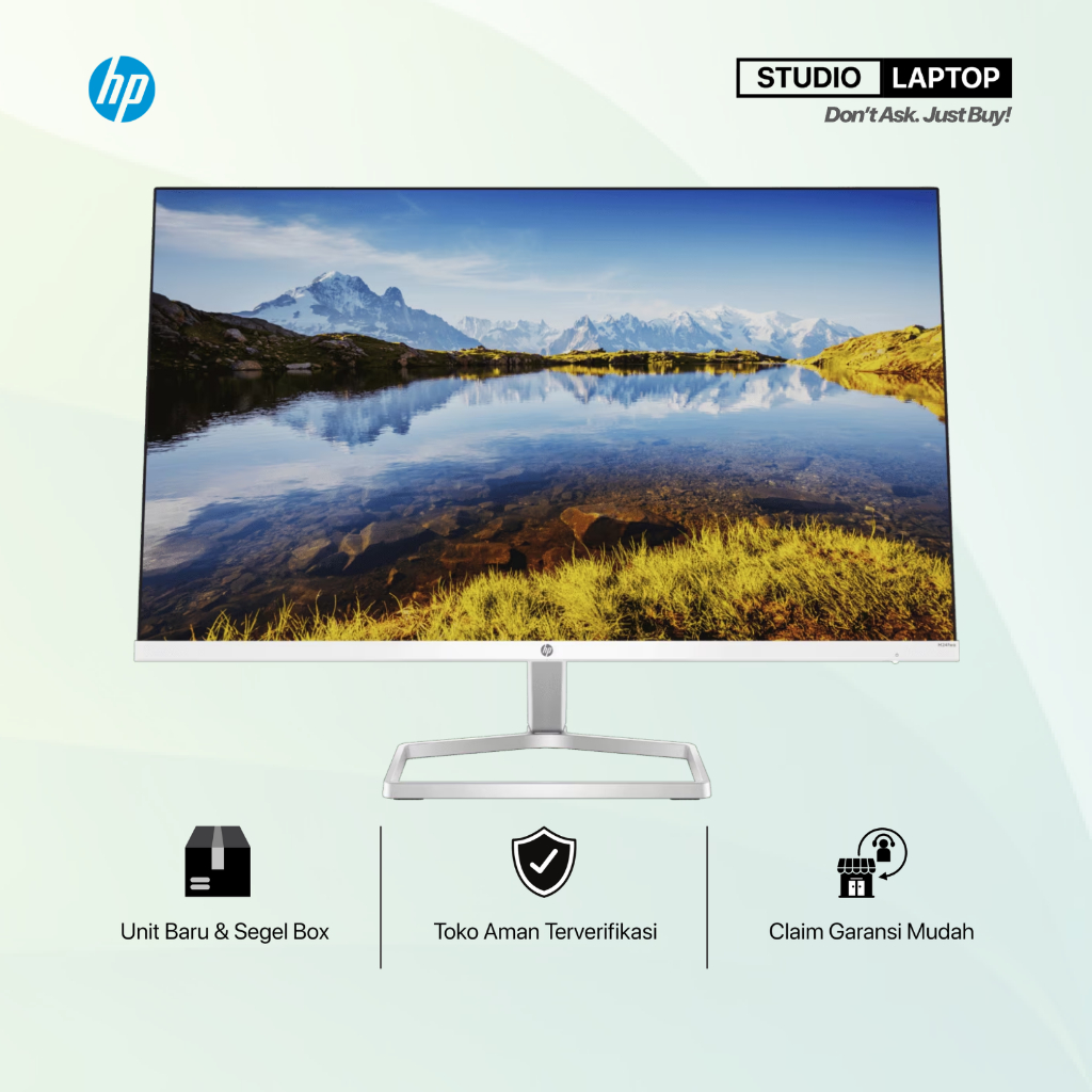 Jual HP Monitor M24FWA 24 inch FHD 75Hz Bezelless Free Sync Speakers