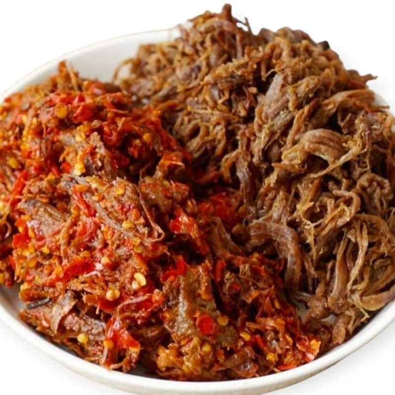 Jual Sambal Daging Suwir rendang spicy 250 gram | Shopee Indonesia