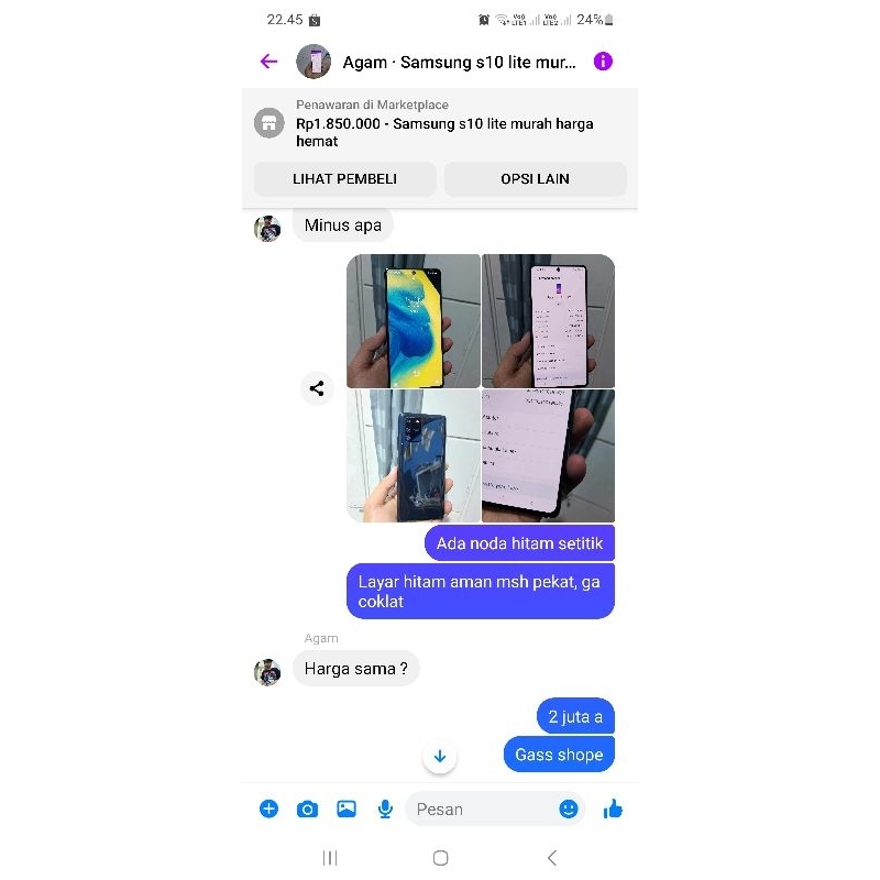 Jual hp minus layak pakai harga hemat | Shopee Indonesia