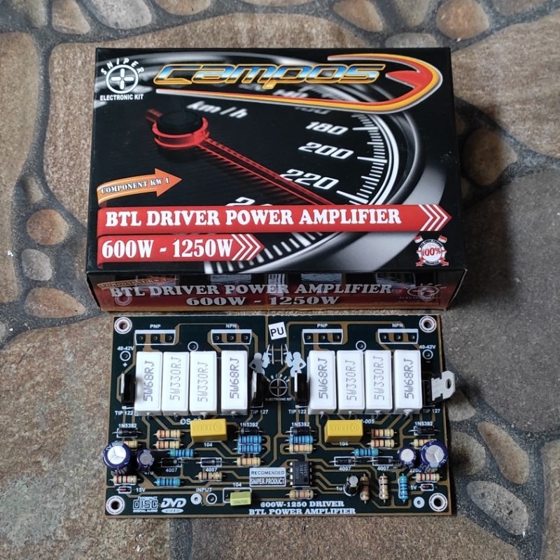 Jual KIT Driver Power Amplifer BTL 600watt ~ 1250watt CAMPOS | Shopee ...