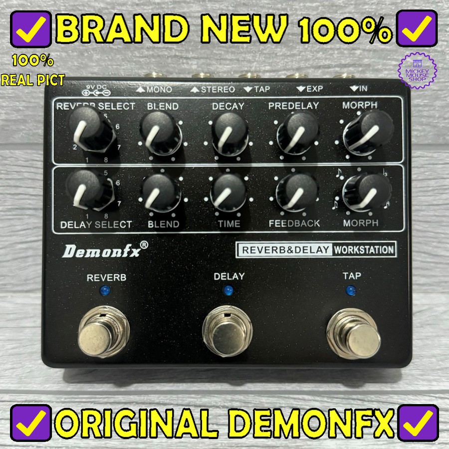 Buy Demonfx RDW Reverb Delay Workstation Guitar Effect Pedal Multi Effects  Online in India - Etsy Demonfx REVERB&DELAY WORKSTATION keeley