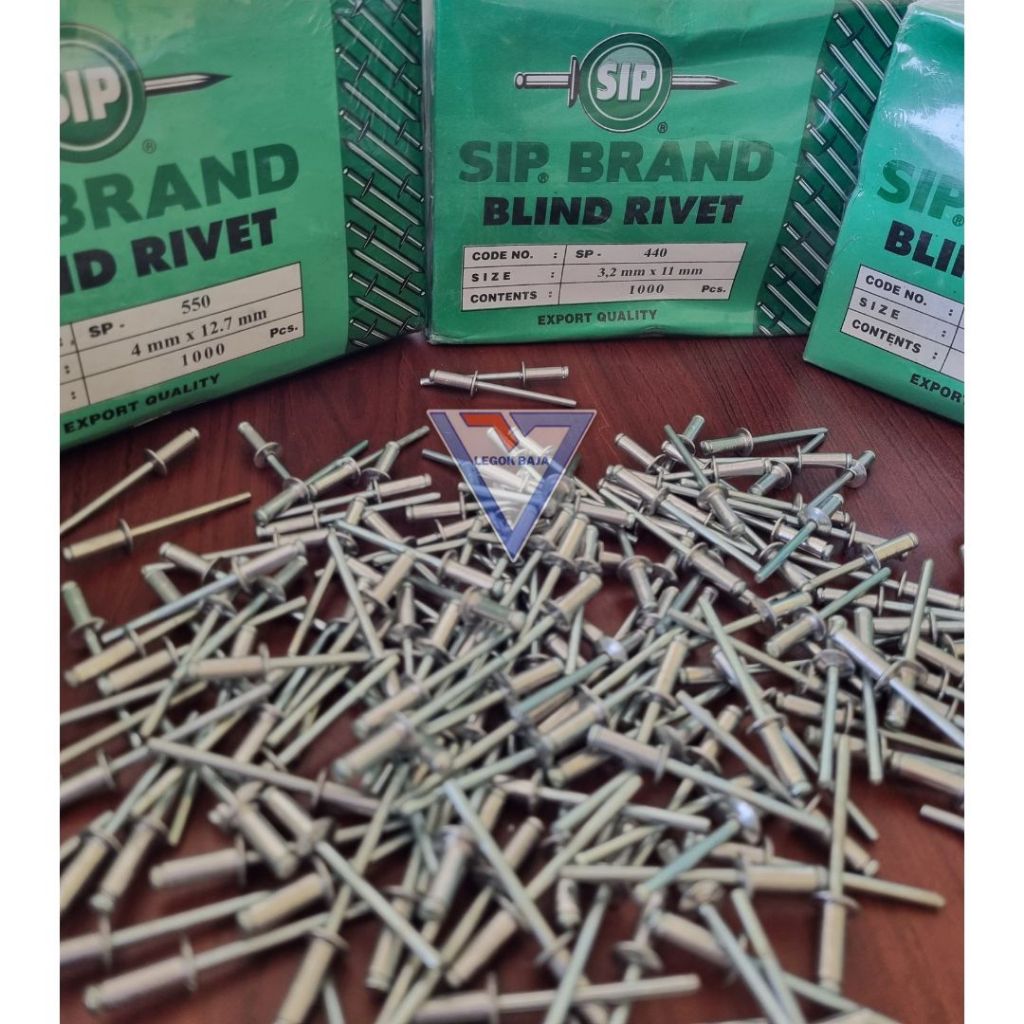 Jual Paku Rivet SIP Brand SP 435 430 450 540 550 640 665 675 | Shopee ...