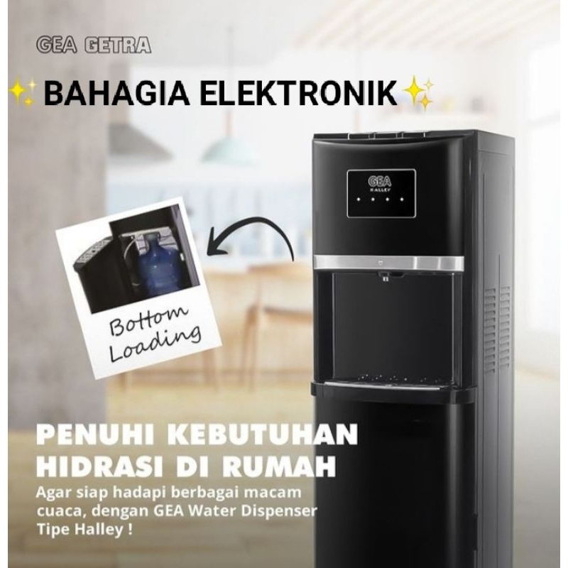 Jual GEA HALLEY WATER DISPENSER GALON BAWAH COMPRESSOR | Shopee Indonesia