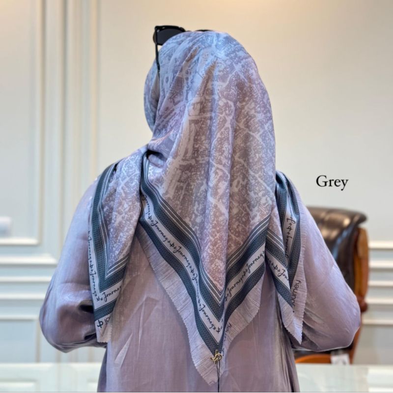 Jual Jilbab Journey Scarves Segi Empat Original Motif Raya Gradasi ...