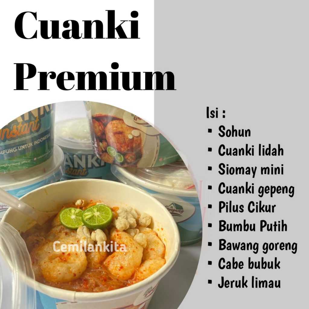 Jual Cuanki Instan Premium Shopee Indonesia