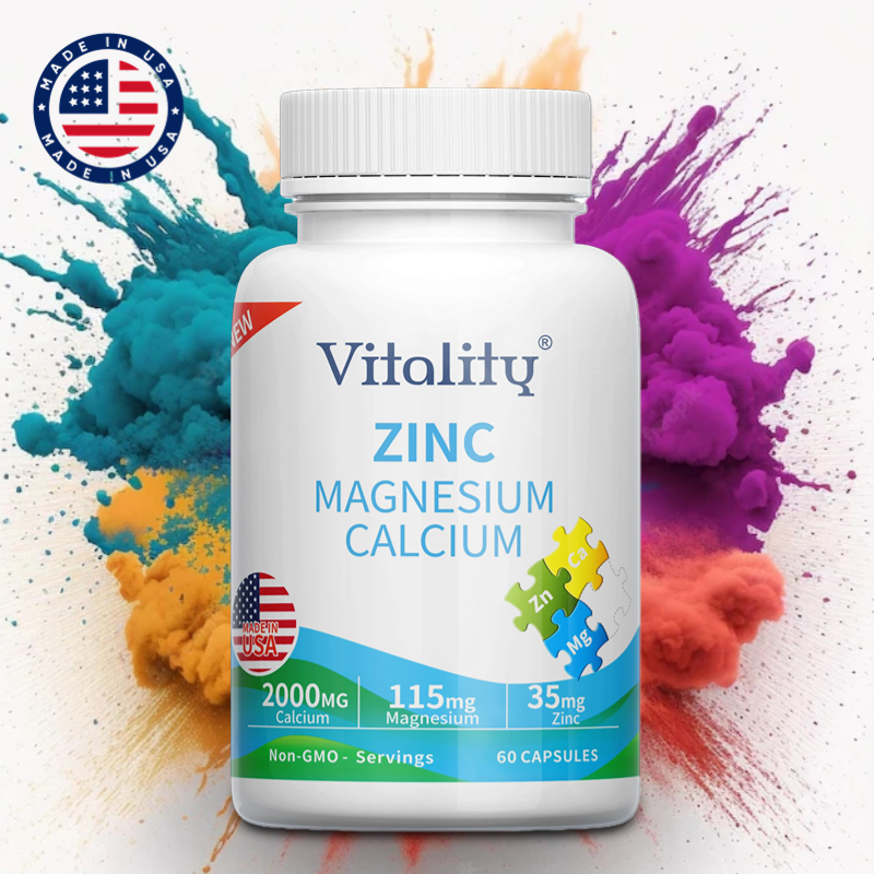 Jual Suplemen Kalsium Magnesium Dan Seng, Mendukung Kesehatan Kekebalan ...