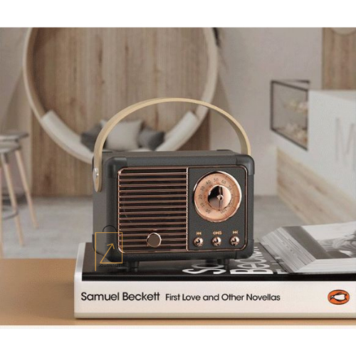 Jual Retro Mini Bluetooth Speaker Classic Radio Portable 3W Decoration ...