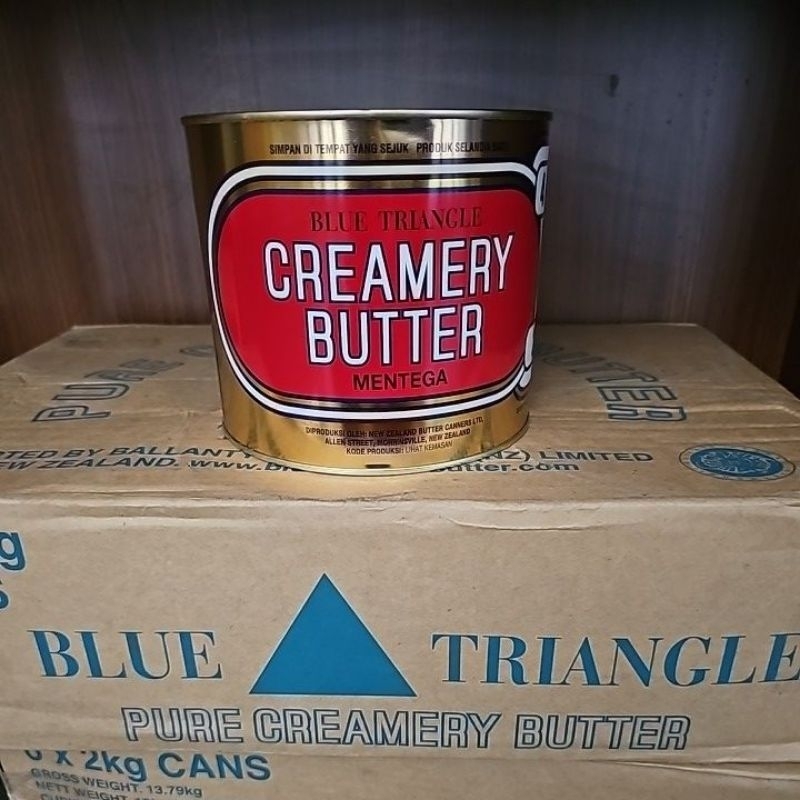 Jual Mentega Butter Segitiga blue triangle 2kg | Shopee Indonesia