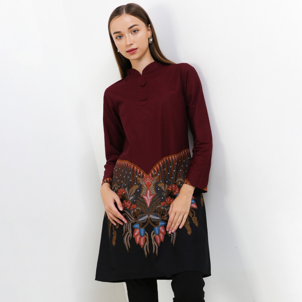 Jual Rianty Batik Premium Wanita Tunik Millane | Shopee Indonesia