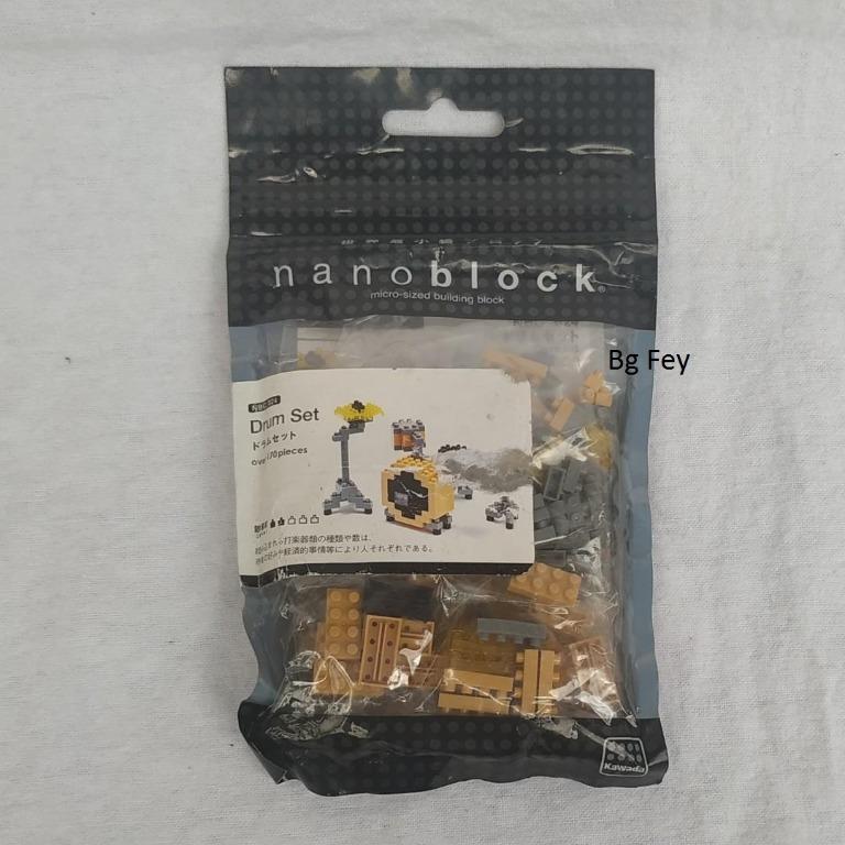 Nanoblock NAN-NBC172 – Kit Costruzione Batteria Musicale In Micro Mattoncini, Multicolore - 5