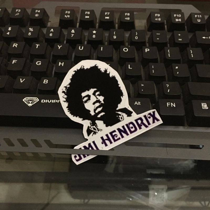 Jual STICKER STIKER PRINTING JIMI HENDRIX PENYANYI VOKAL VIRAL | Shopee ...