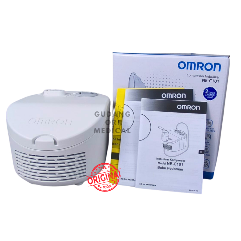 Jual Compressor Nebulizer OMRON NE-C101 / NEC101 / C101 / Alat Nebu Uap ...