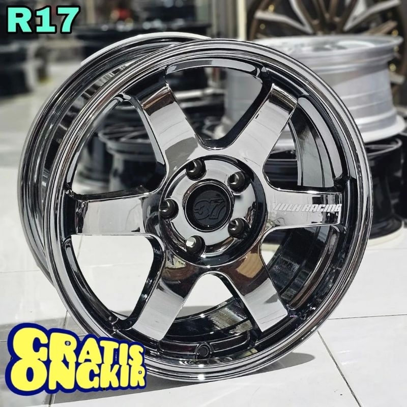 Jual velg racing mobil r17 VOLKRAYS TE37 ET 35 velg mobil ring 17 velg ...