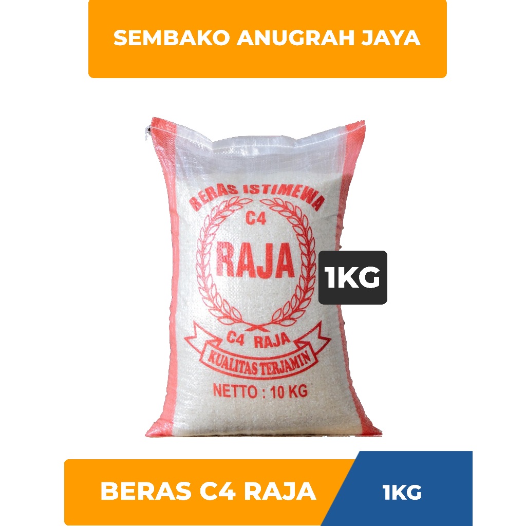 Jual Beras C4 Raja Variasi Kemasan | Shopee Indonesia