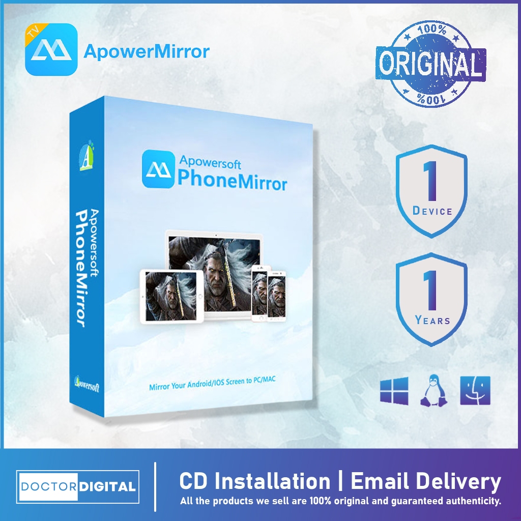 Jual Apowersoft Apower Mirror Pro Aplikasi Apk Untuk Menghubungkan