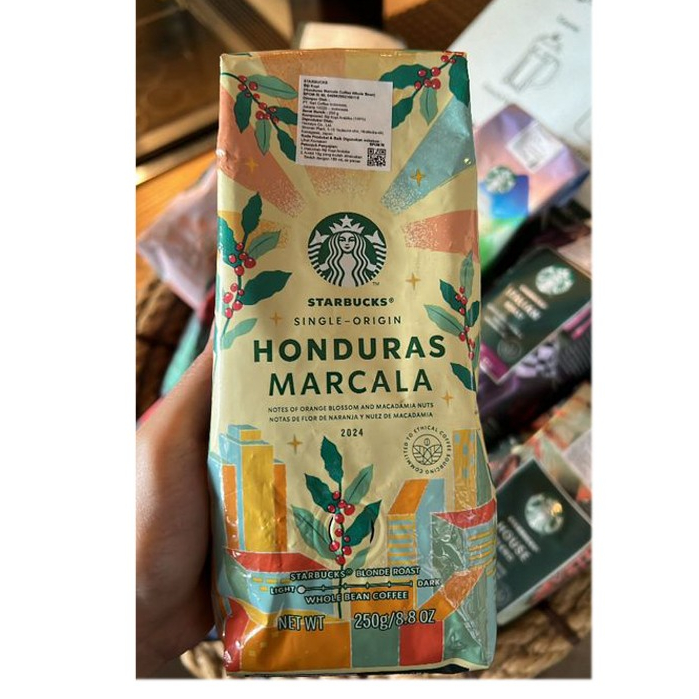 Jual Whole Bean Starbucks Honduras Marcala 2024_Blonde Roast 250gram