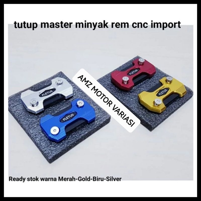 Jual Tutup Master Rem Atas Penutup Minyak Rem Cnc Motor Beat Vario Scoopy Supra X Revo Kharisma