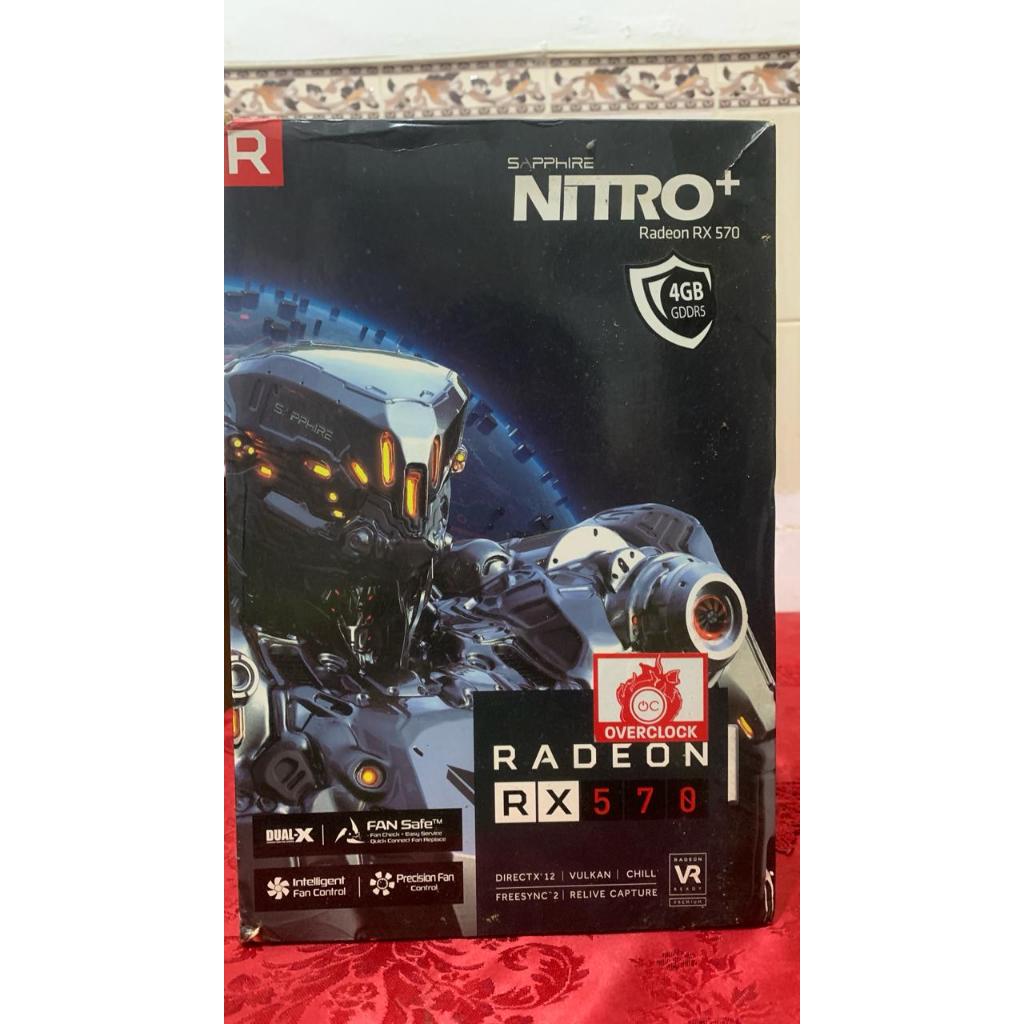 Jual VGA AMD Radeon RX 570 Sapphire Nitro+ 4GB DDR5 | Shopee Indonesia
