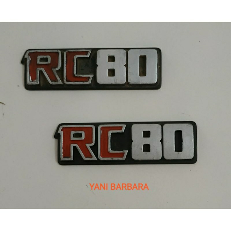 Jual EMBLEM BOX AKI SUZUKI RC80 KANAN KIRI | Shopee Indonesia