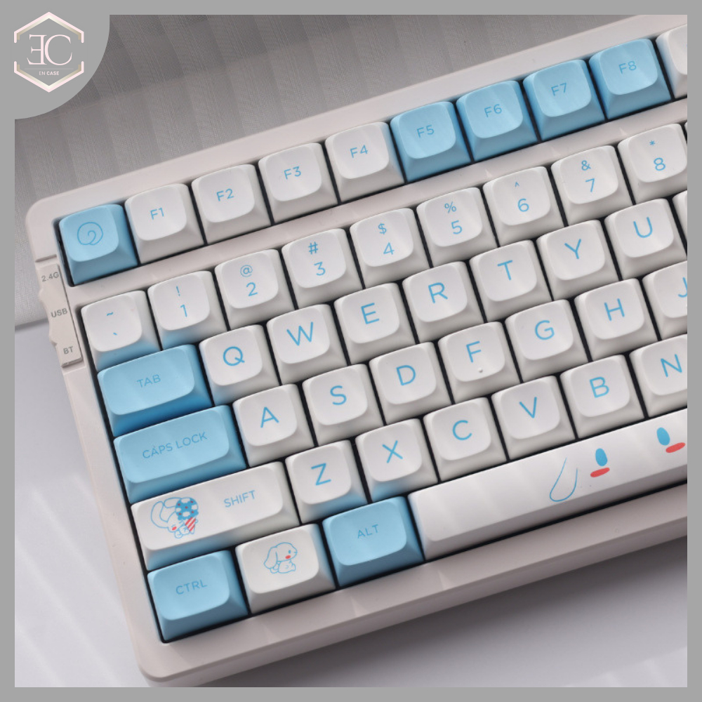 Jual Keycaps Keycap Keypad PBT XDA Cinnamoroll Blue Kartun Kelinci Lucu ...