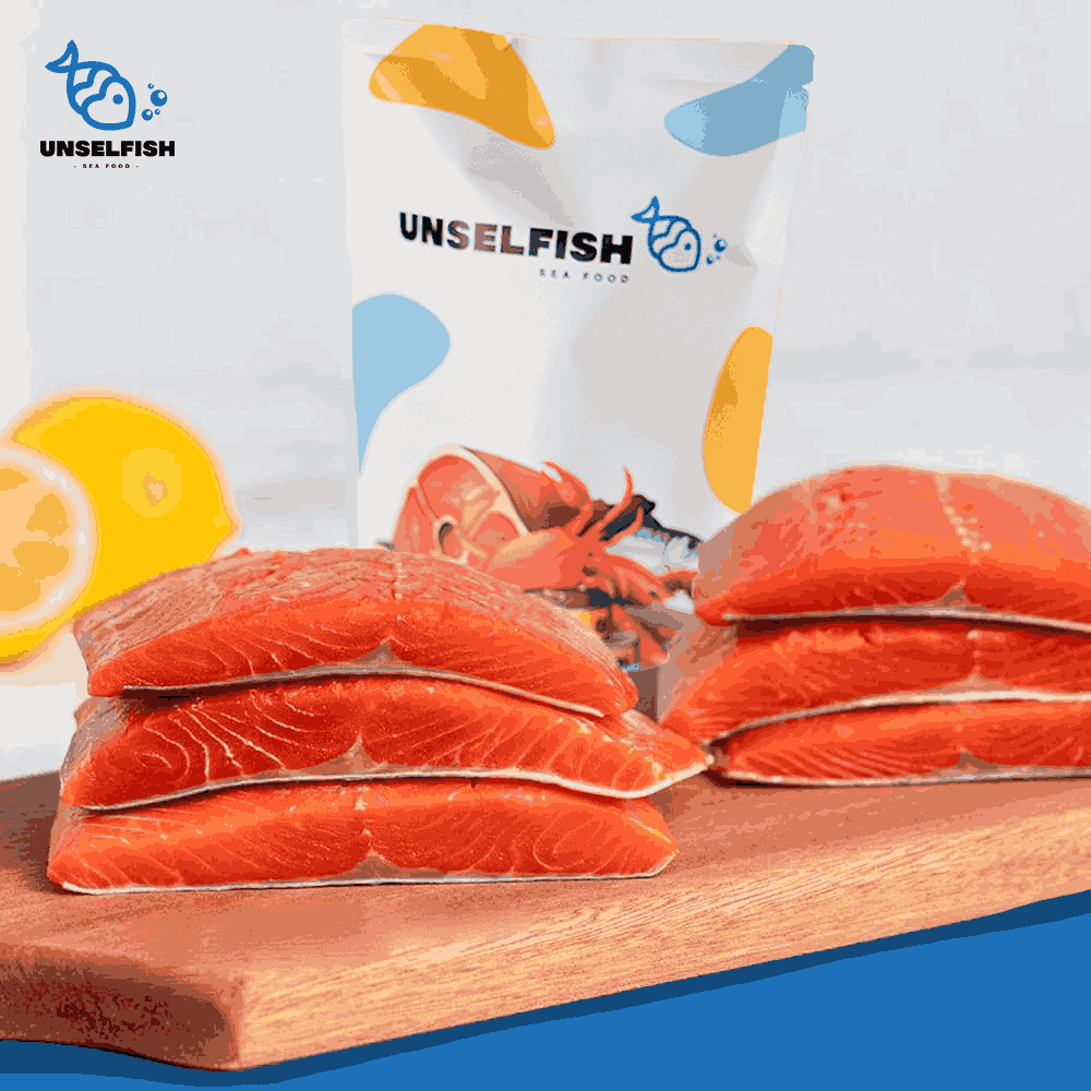 Jual Wild Caught Pacific Salmon Premium Sashimi Grade Fillet / Ikan