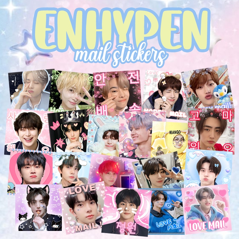 Jual [100pcs] 𝗘𝗡𝗛𝗬𝗣𝗘𝗡 Mail Sticker KPOP Deco Mailing Stiker | Shopee ...