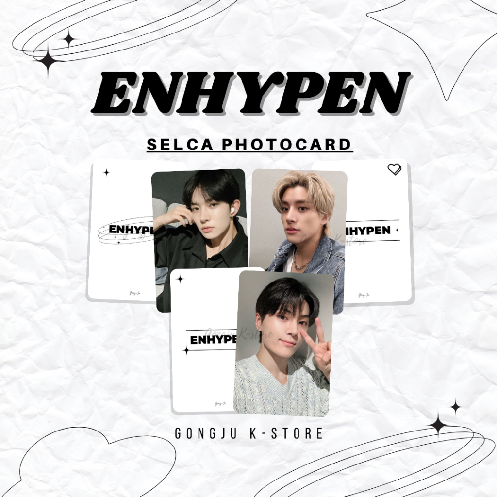 Jual GONGJU K-STORE | [ COD ] ENHA SELCA PHOTOCARD DET ( ISI 3 PCS ...