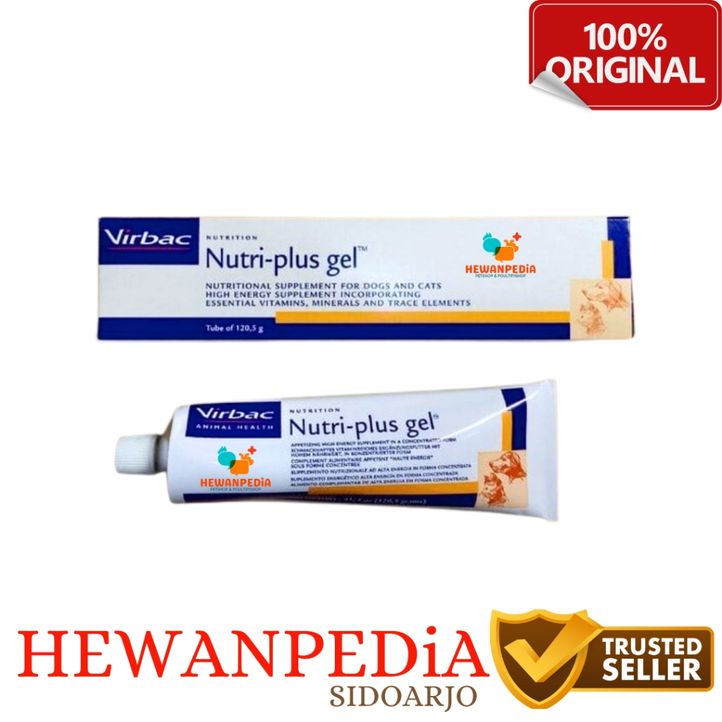 Jual NUTRIPLUS GEL VIRBAC Hewanpedia - Vitamin Kucing Anjing Nutri Plus ...