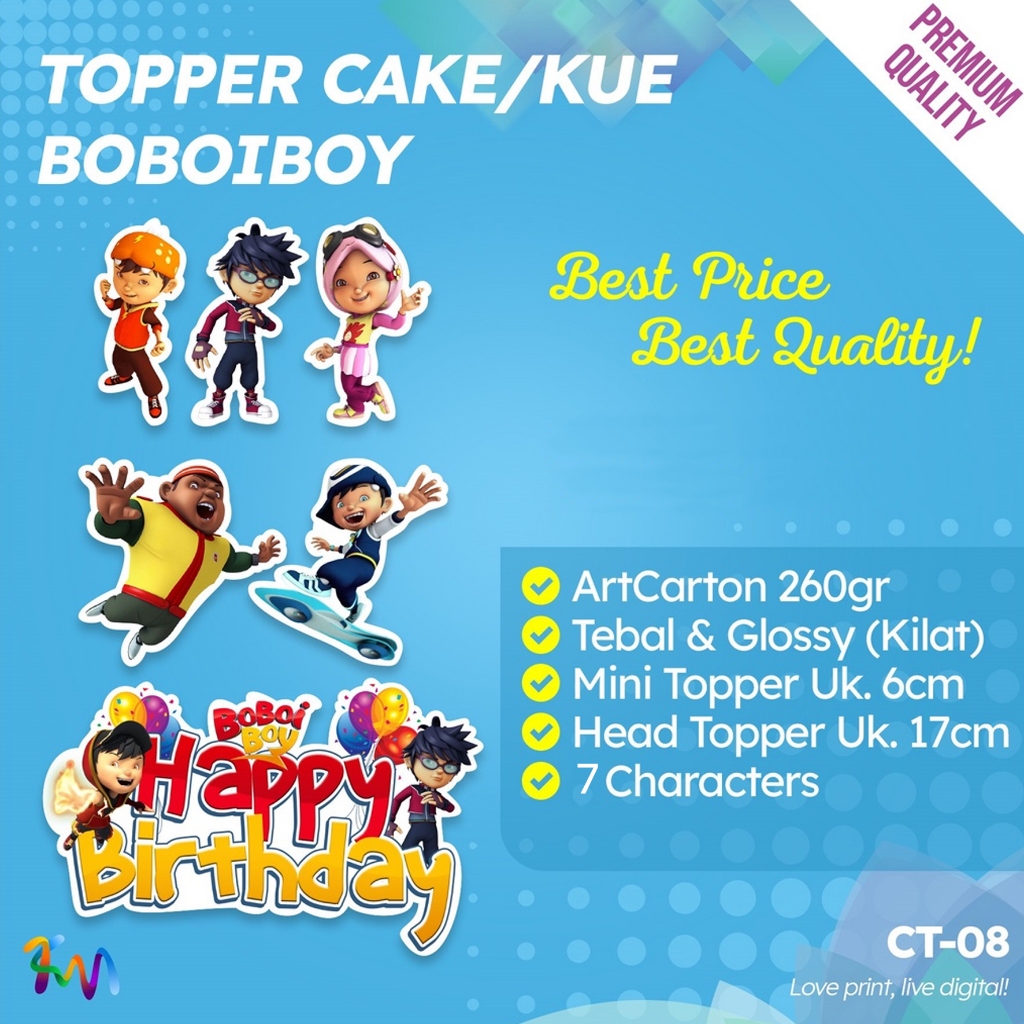 Jual Cake Topper Character Costum 02 | Shopee Indonesia