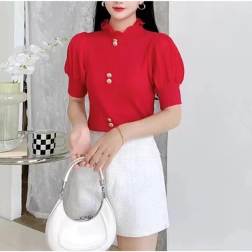 AJW Turtleneck Korean Style Atasan Rajut Import Lengan Panjang Mewah Dan Elegan XP Atasan